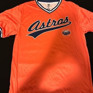 Men's Houston Astros Stitches Orange Cooperstown Collection Team Jersey